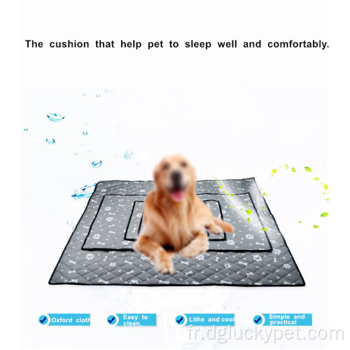 Coussin pour animaux de compagnie pour tapis de véhicule pour chien anti-dérapant et anti-sale respirant